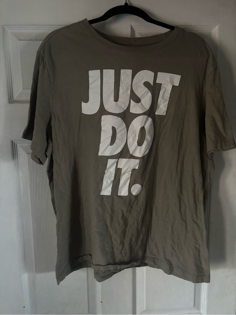 Nike Short-Sleeve 'Just Do It.' Graphic Tee - Olive